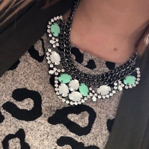 Statement link chain necklace